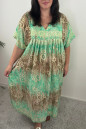 Ivy dlhé šaty PLUS SIZE zelené Ivy dlhé šaty PLUS SIZE zelené