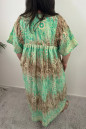 Ivy dlhé šaty PLUS SIZE zelené Ivy dlhé šaty PLUS SIZE zelené